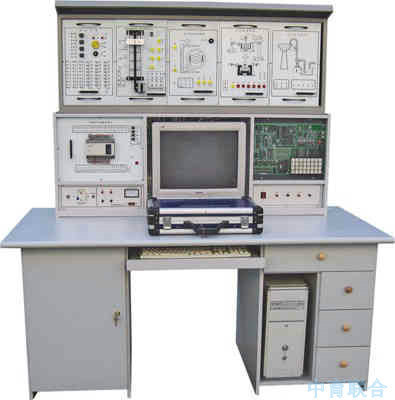 PLC可编程控制实验装置及单片机综合实验台,教学仪器,教学设备:北京中育公司